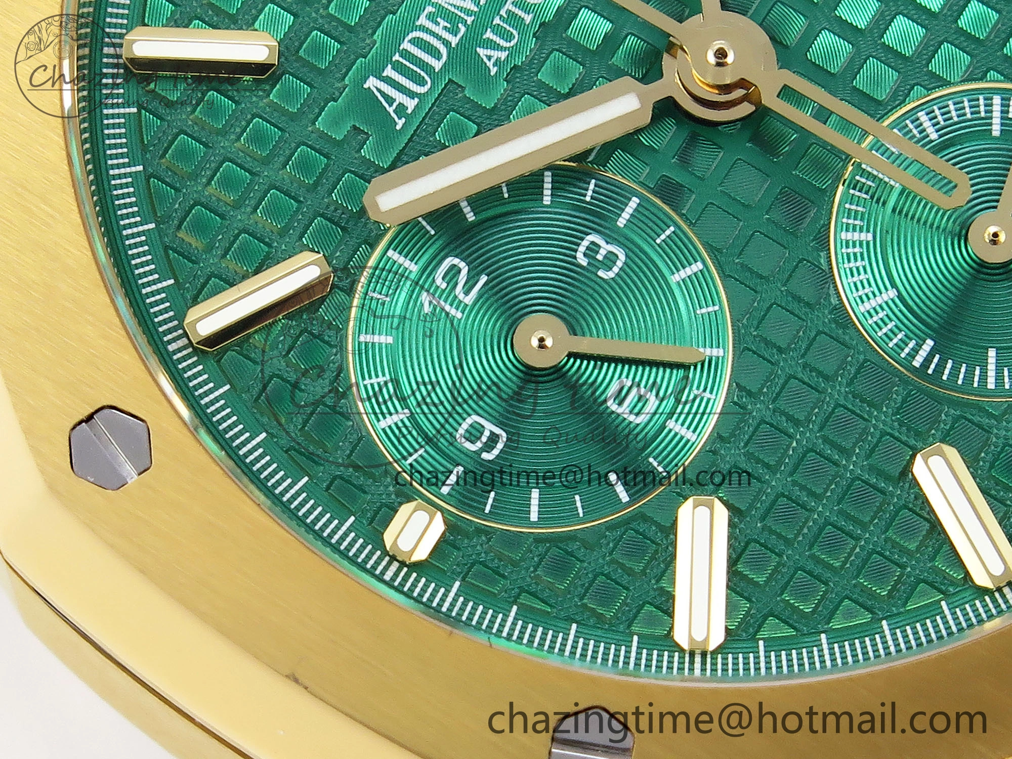 Youthful Royal Oak Chrono 26331ST YG IPF 1:1 Best Edition Green Dial on YG Bracelet A 4557