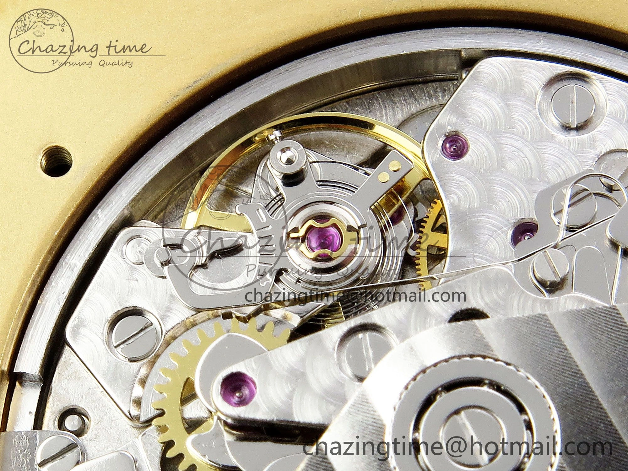 Youthful Royal Oak Chronograph 26240 BF 1:1 Best Edition Black YG Dial on YG Bracelet A 4426