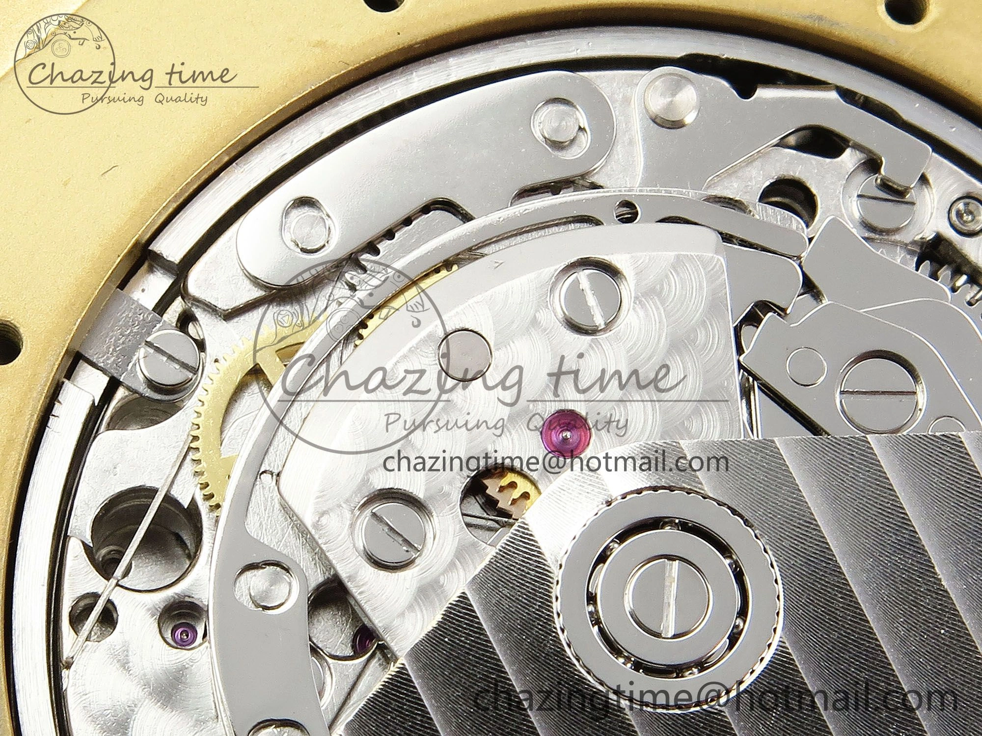 Youthful Royal Oak Chronograph 26240 BF 1:1 Best Edition Black YG Dial on YG Bracelet A 4426