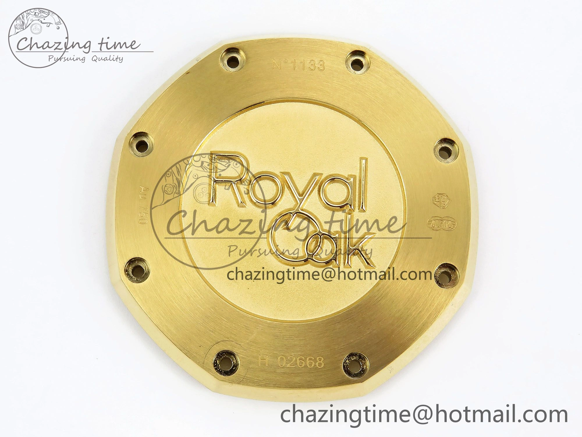 Youthful Royal Oak Chronograph 26240 BF 1:1 Best Edition Black YG Dial on YG Bracelet A 4426