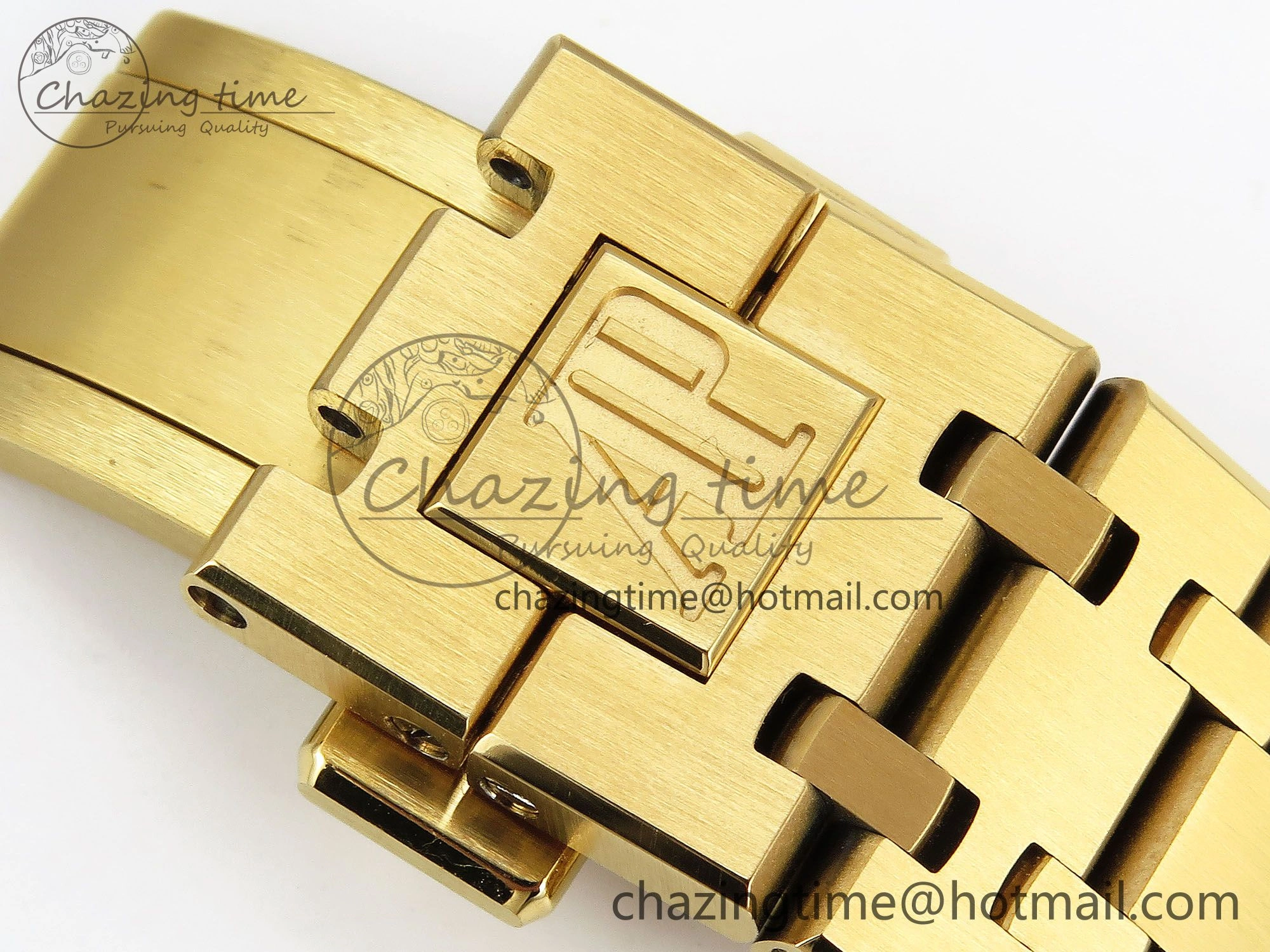 Youthful Royal Oak Chronograph 26240 BF 1:1 Best Edition Black YG Dial on YG Bracelet A 4426