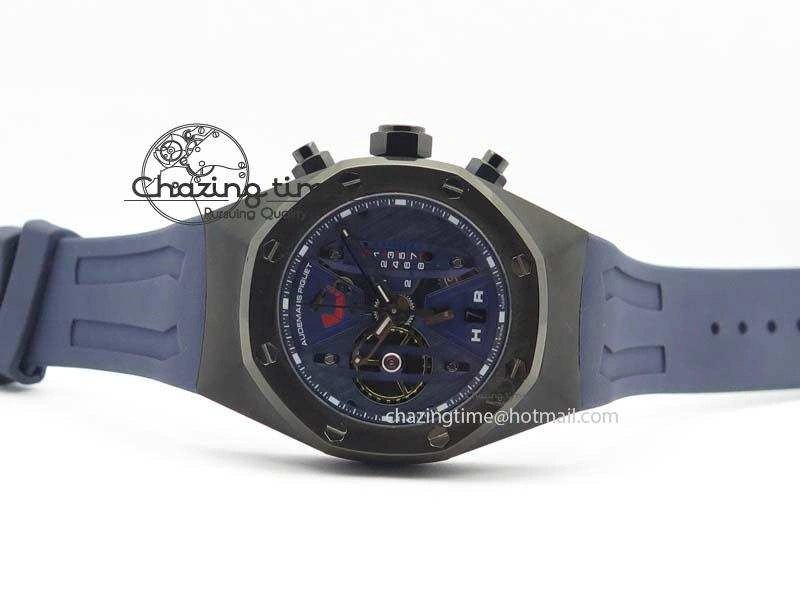 DailyWear Royal Oak Concept PVD Blue Blue Dial On Blue Rubber Strap Jap Quartz 5043