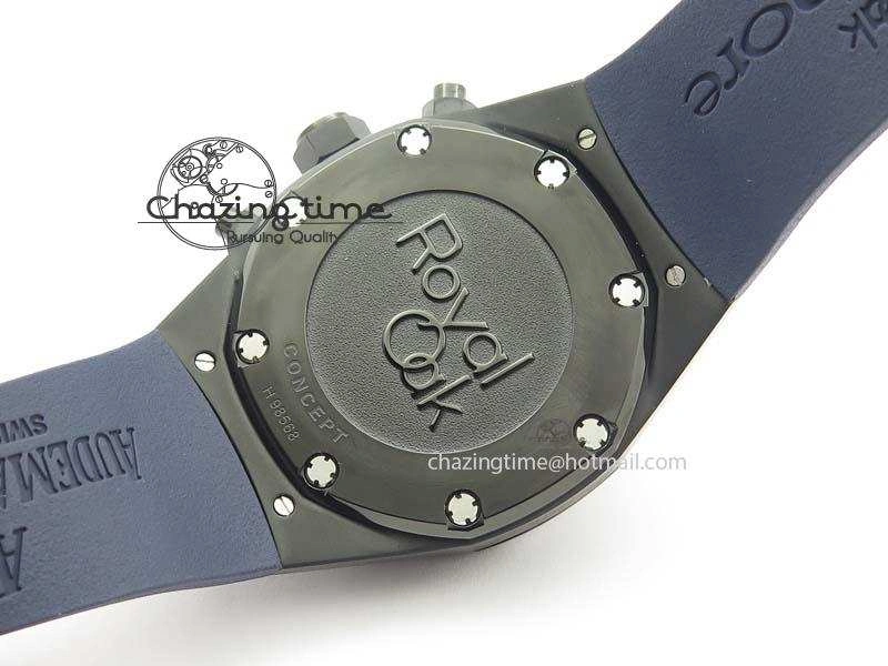 DailyWear Royal Oak Concept PVD Blue Blue Dial On Blue Rubber Strap Jap Quartz 5043