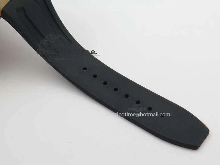 Royal Oak Concept RG Black Silver Dial On Black Rubber Strap Jap Quartz UrbanStyle 5046