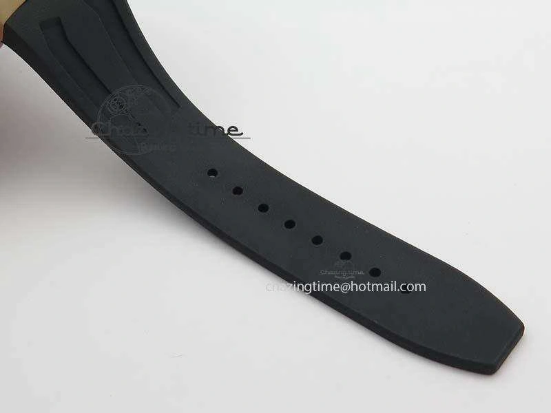 Royal Oak Concept RG Black Silver Dial On Black Rubber Strap Jap Quartz UrbanStyle 5046