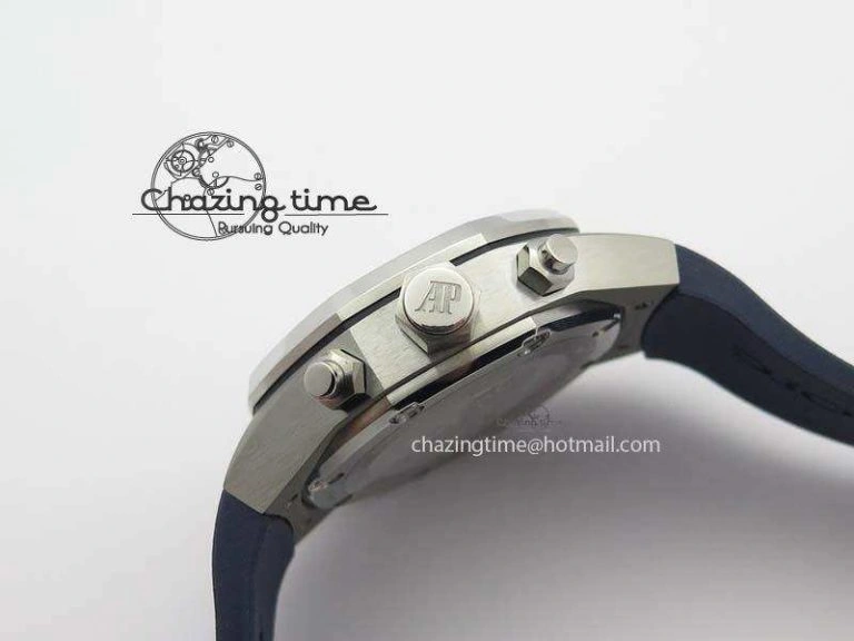 ComfortFit Royal Oak Concept SS Blue Blue Dial On Blue Rubber Strap Jap Quartz 5050