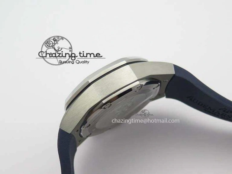ComfortFit Royal Oak Concept SS Blue Blue Dial On Blue Rubber Strap Jap Quartz 5050