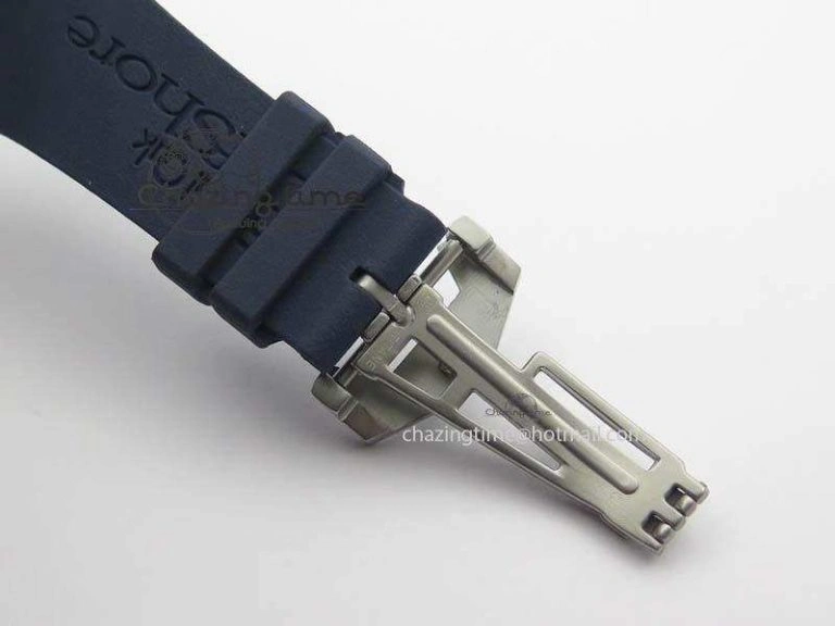 ComfortFit Royal Oak Concept SS Blue Blue Dial On Blue Rubber Strap Jap Quartz 5050