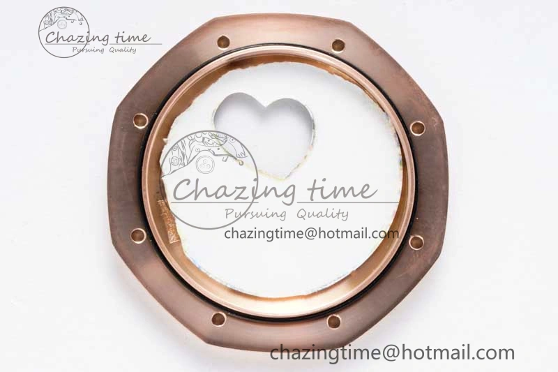 FreshLook Royal Oak Fake Tourbillon RG ABF White Dial on RG Bracelet A23J (Erotic) 4756