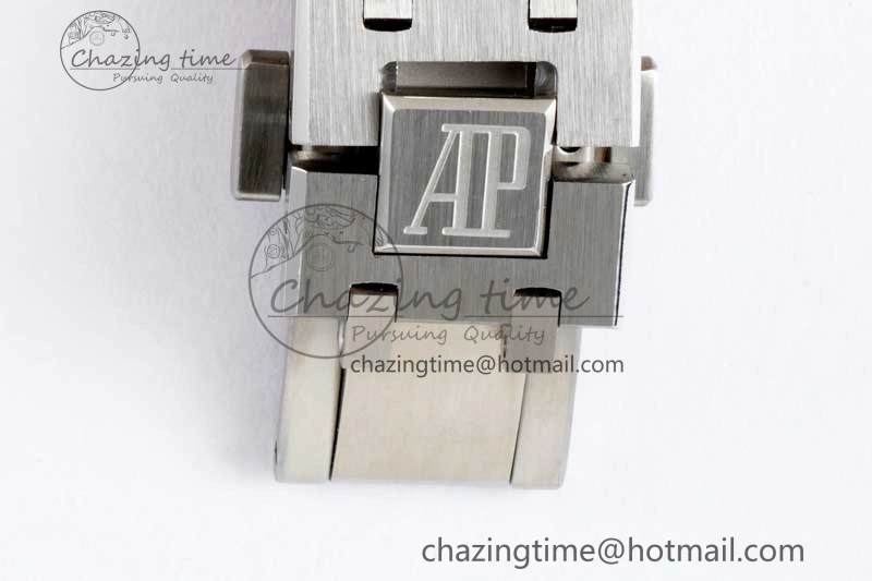 Royal Oak Fake Tourbillon SS ABF White Dial on SS Bracelet A23J (Erotic) Thermal 4763