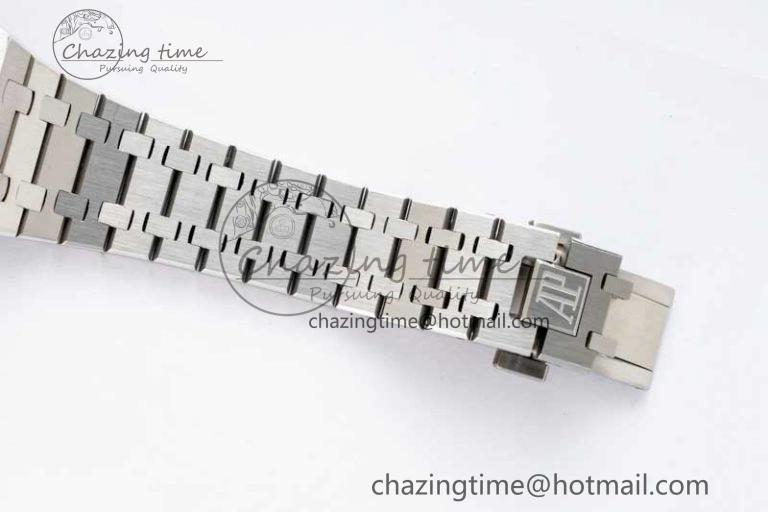 Royal Oak Fake Tourbillon SS ABF White Dial on SS Bracelet A23J (Erotic) Thermal 4763
