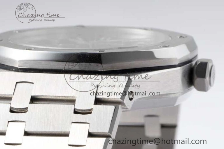 Royal Oak Fake Tourbillon SS ABF White Dial on SS Bracelet A23J (Erotic) Thermal 4763
