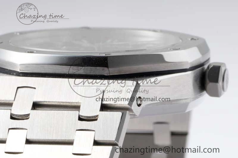 Royal Oak Fake Tourbillon SS ABF White Dial on SS Bracelet A23J (Erotic) Thermal 4763