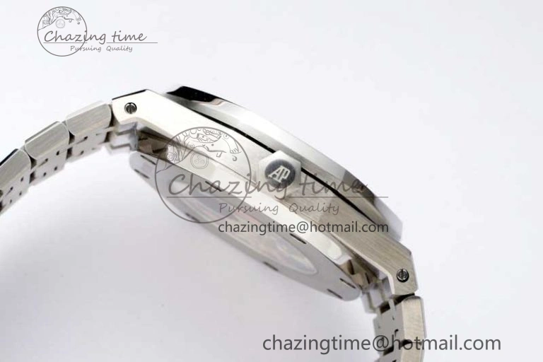 Royal Oak Fake Tourbillon SS ABF White Dial on SS Bracelet A23J (Erotic) Thermal 4763