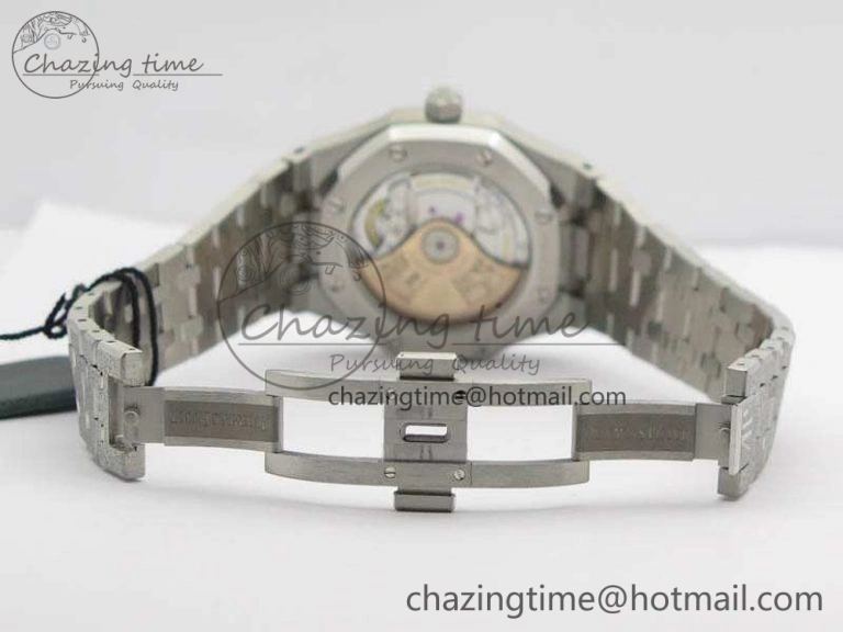 Royal Oak Jumbo 15454 Frosted 37mm JHF Best Edition Black Dial On SS Bracelet A Casual 4983