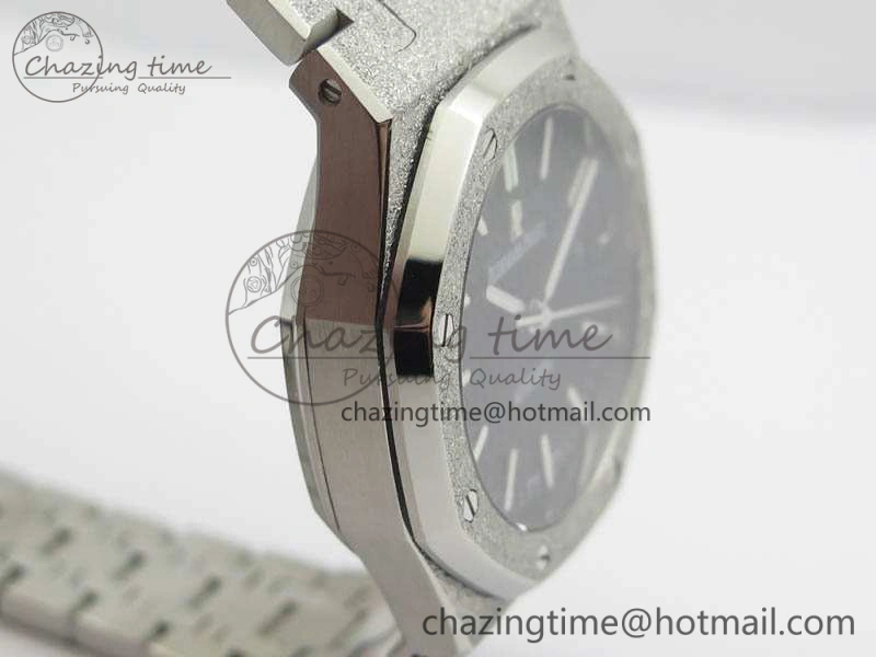 Royal Oak Jumbo 15454 Frosted 37mm JHF Best Edition Black Dial On SS Bracelet A Casual 4983