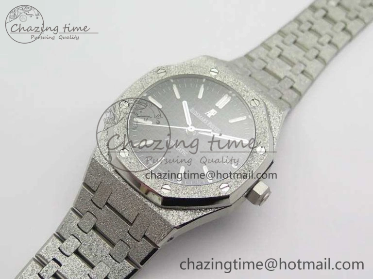 Royal Oak Jumbo 15454 Frosted 37mm JHF Best Edition Black Dial On SS Bracelet A Casual 4983