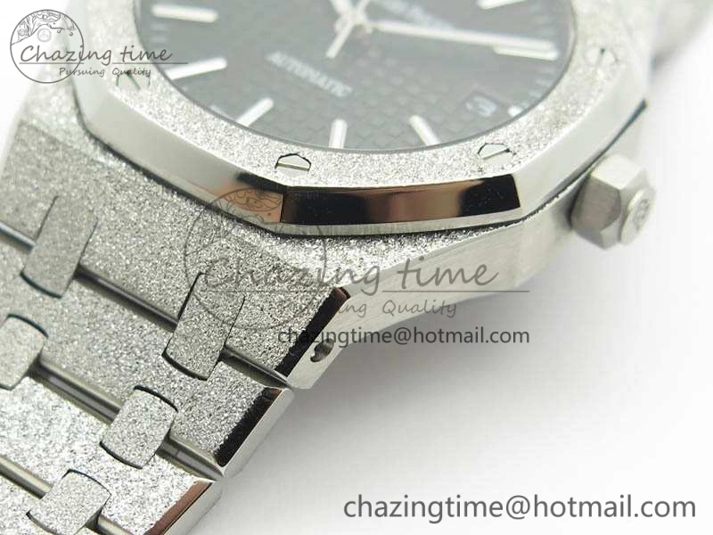 Royal Oak Jumbo 15454 Frosted 37mm JHF Best Edition Black Dial On SS Bracelet A Casual 4983