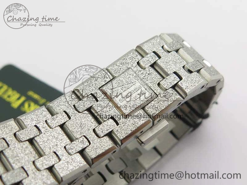 Royal Oak Jumbo 15454 Frosted 37mm JHF Best Edition White Dial On SS Bracelet A Youthful 4984