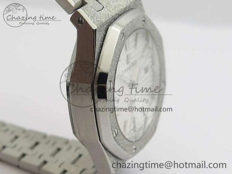 Royal Oak Jumbo 15454 Frosted 37mm JHF Best Edition White Dial On SS Bracelet A Youthful 4984