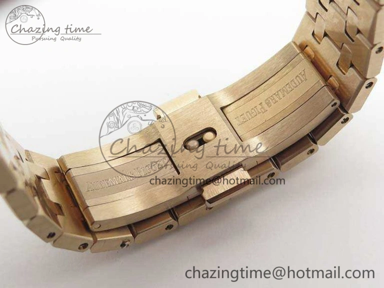 Royal Oak Jumbo 15454 RG Frosted 37mm JHF Best Edition Gray Dial On RG Bracelet A Contemporary 4980