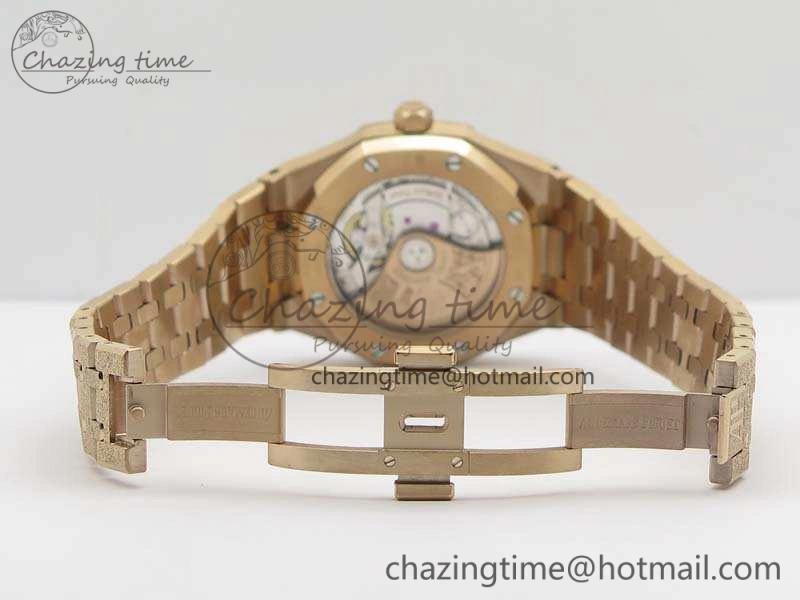 Royal Oak Jumbo 15454 RG Frosted 37mm JHF Best Edition Gray Dial On RG Bracelet A Contemporary 4980