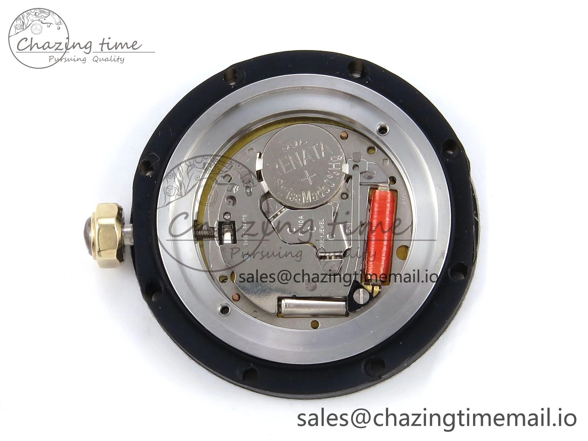 Royal Oak Ladies 33mm YG DRF Best Edition MOP Dial Diamonds Bezel on White Rubber Strap ETA Quartz OdorResistant 4392