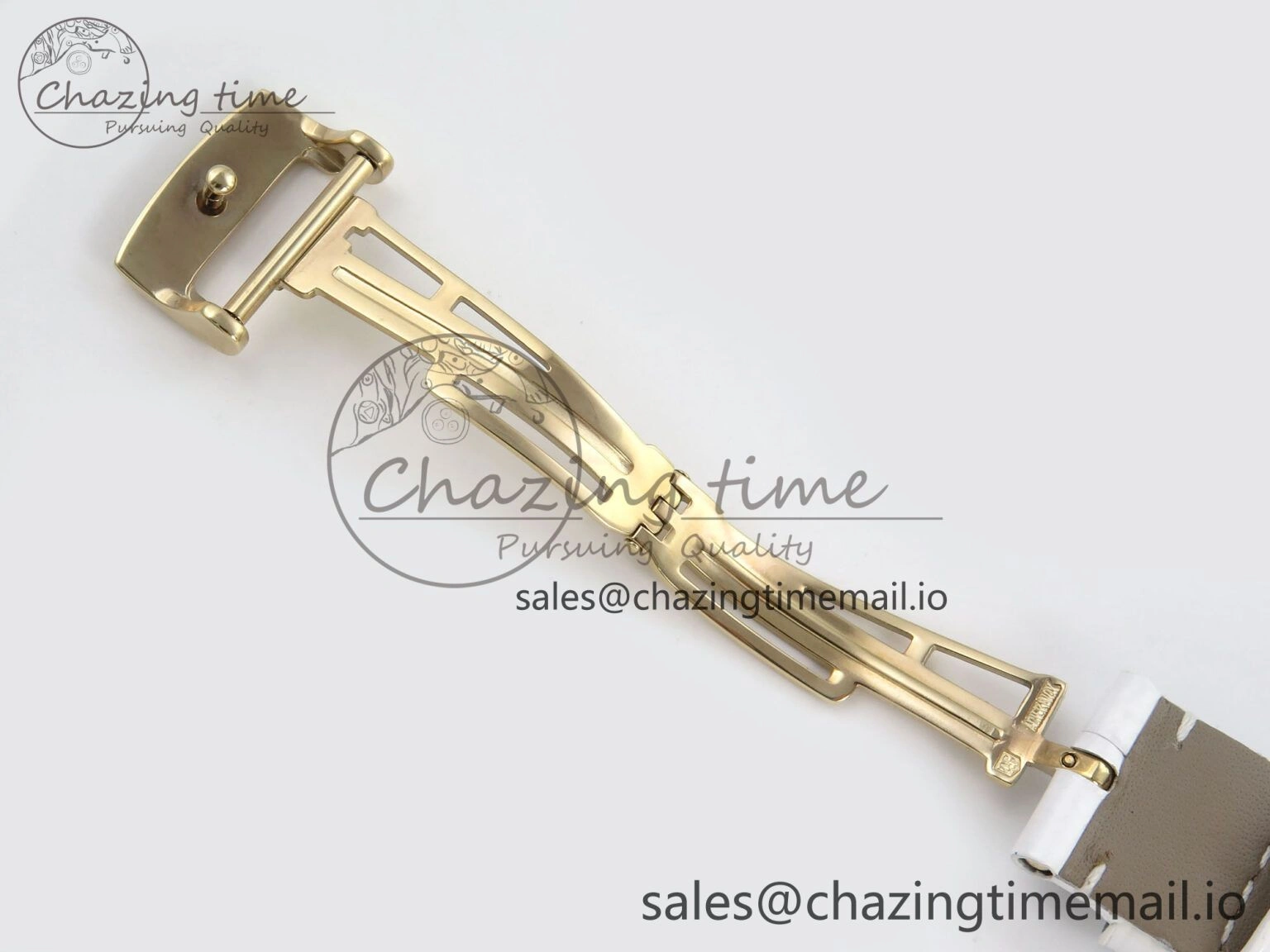 Royal Oak Ladies 33mm YG DRF Best Edition MOP Dial Diamonds Bezel on White Rubber Strap ETA Quartz OdorResistant 4392