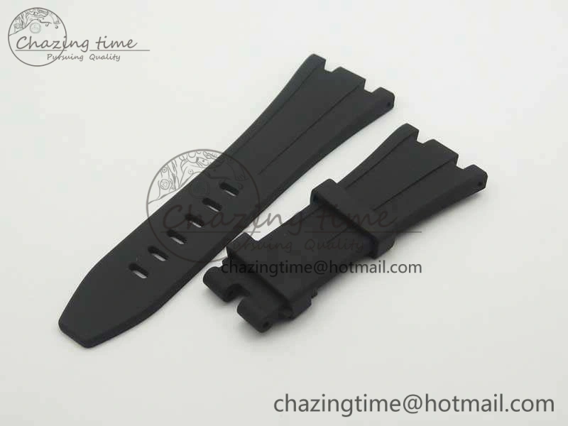 Royal Oak Offshore 2014 Black Theme JF On Black Leather Strap A3126 V2 w Cyclops And DW Mod (Free Rubber Strap) SoftTouch 4953
