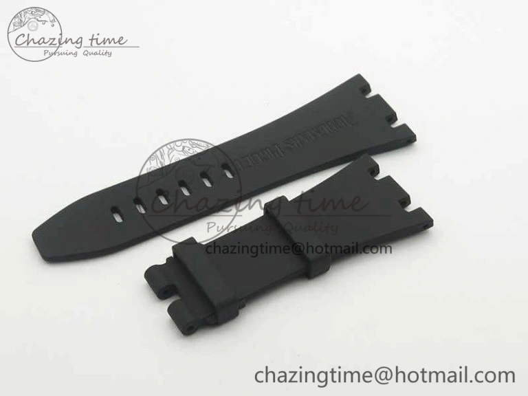 Royal Oak Offshore 2014 Black Theme JF On Black Leather Strap A3126 V2 w Cyclops And DW Mod (Free Rubber Strap) SoftTouch 4953
