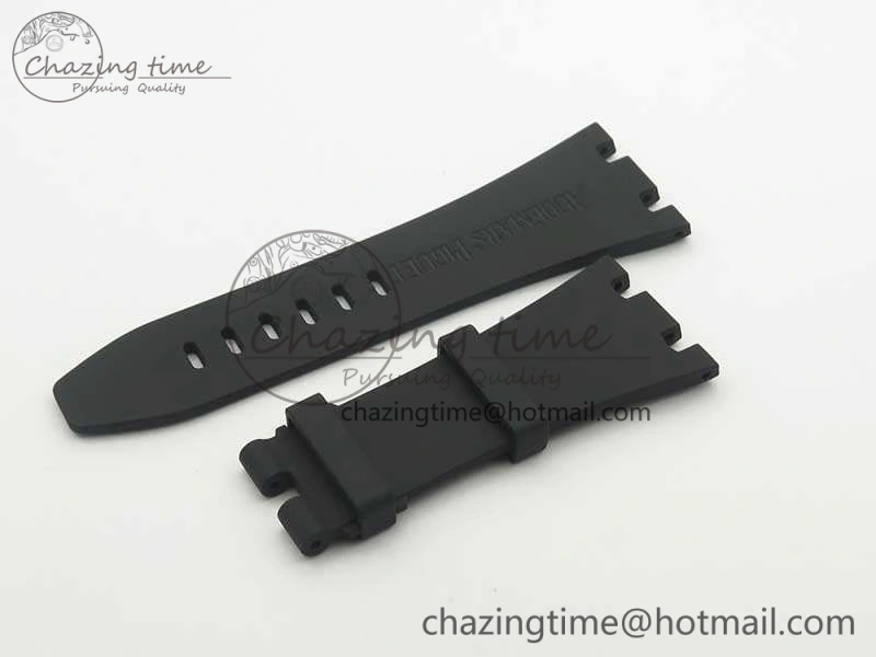 Royal Oak Offshore 2014 Black Theme JF On Black Leather Strap A3126 V2 w Cyclops And DW Mod (Free Rubber Strap) SoftTouch 4953