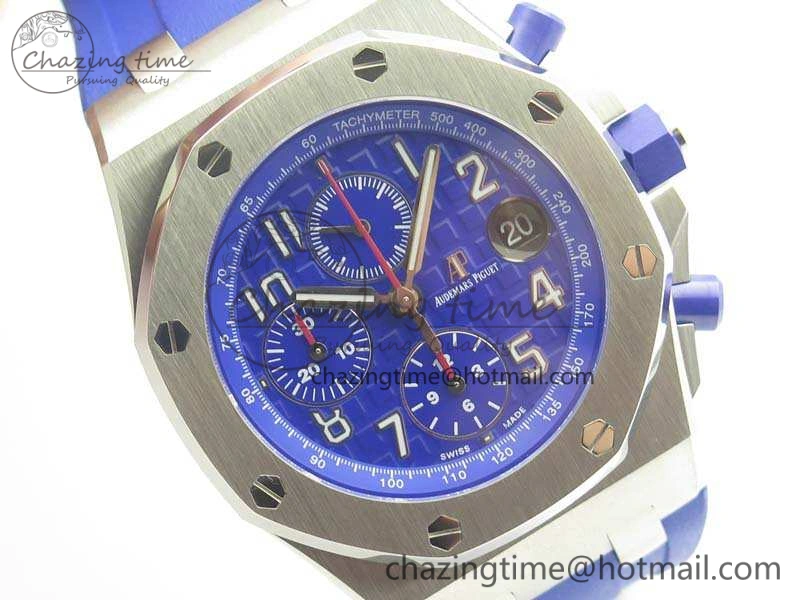 Royal Oak Offshore 2018 SIHH Indigo Blue JF 1:1 Best Edition On Blue Rubber Strap A Fashionable 4965