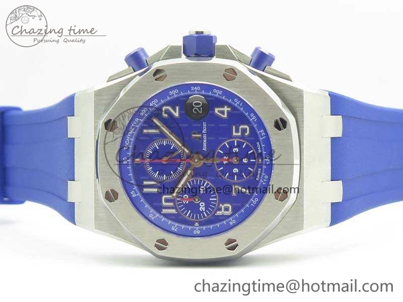 Royal Oak Offshore 2018 SIHH Indigo Blue JF 1:1 Best Edition On Blue Rubber Strap A Fashionable 4965