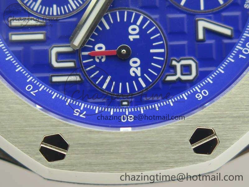 Royal Oak Offshore 2018 SIHH Indigo Blue JF 1:1 Best Edition On Blue Rubber Strap A Fashionable 4965