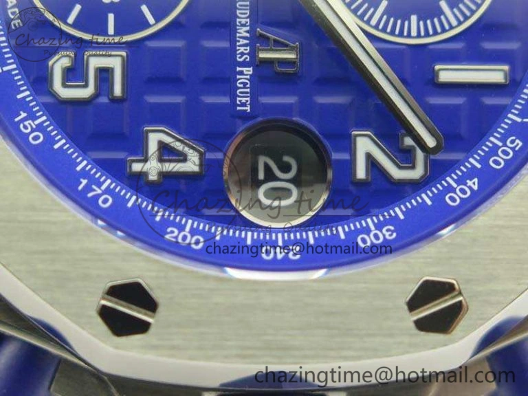 Royal Oak Offshore 2018 SIHH Indigo Blue JF 1:1 Best Edition On Blue Rubber Strap A Fashionable 4965