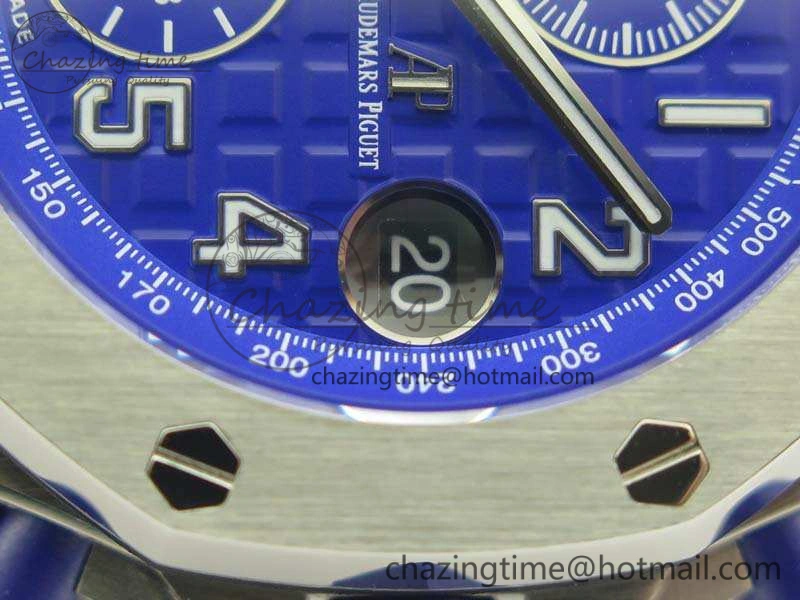 Royal Oak Offshore 2018 SIHH Indigo Blue JF 1:1 Best Edition On Blue Rubber Strap A Fashionable 4965