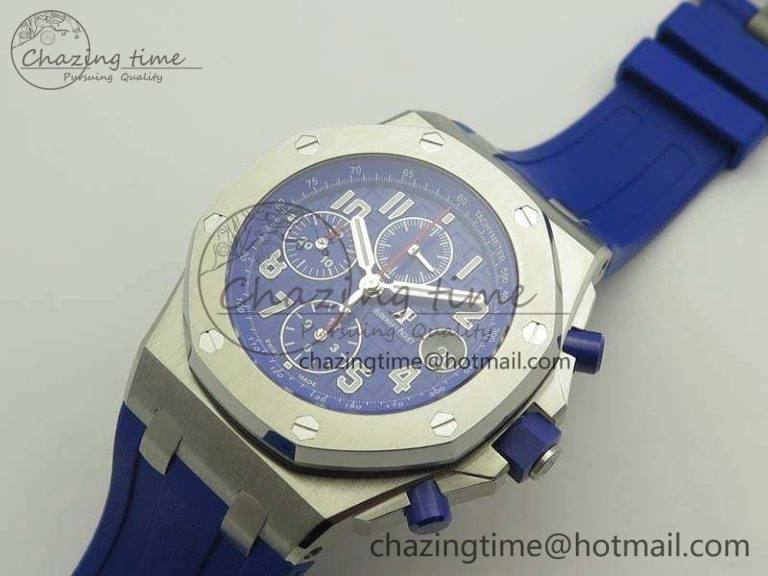 Royal Oak Offshore 2018 SIHH Indigo Blue JF 1:1 Best Edition On Blue Rubber Strap A Fashionable 4965