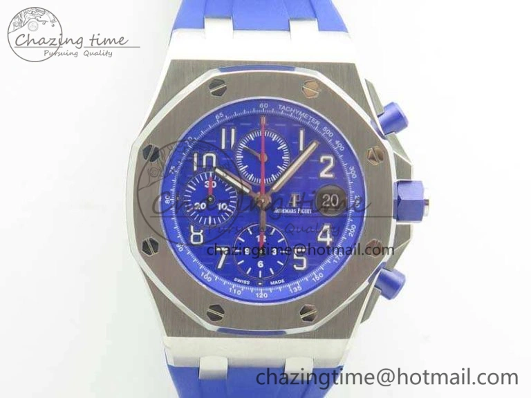 Royal Oak Offshore 2018 SIHH Indigo Blue JF 1:1 Best Edition On Blue Rubber Strap A Fashionable 4965