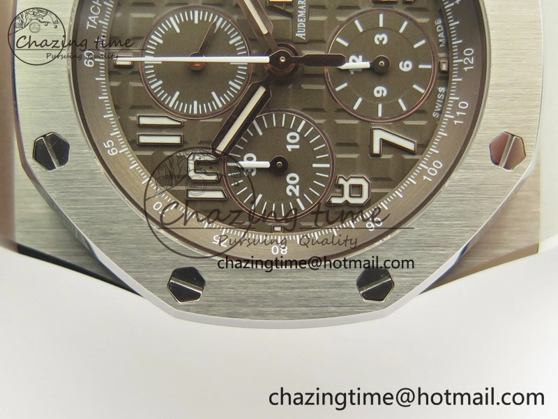 HighPerformance Royal Oak Offshore 2018 SIHH JF 1:1 Best Edition “Havana” Brown Dial On Brown Leather Strap A3126 w  Cyclops 4948