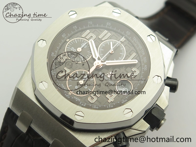 HighPerformance Royal Oak Offshore 2018 SIHH JF 1:1 Best Edition “Havana” Brown Dial On Brown Leather Strap A3126 w  Cyclops 4948