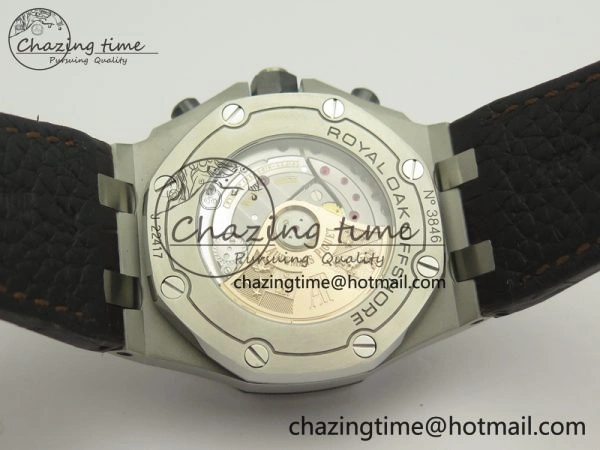 HighPerformance Royal Oak Offshore 2018 SIHH JF 1:1 Best Edition “Havana” Brown Dial On Brown Leather Strap A3126 w  Cyclops 4948