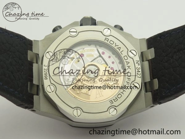 Timeless Royal Oak Offshore 2018 SIHH JF 1:1 Best Edition Havana Brown Blue Dial On Brown Leather Strap A 4524