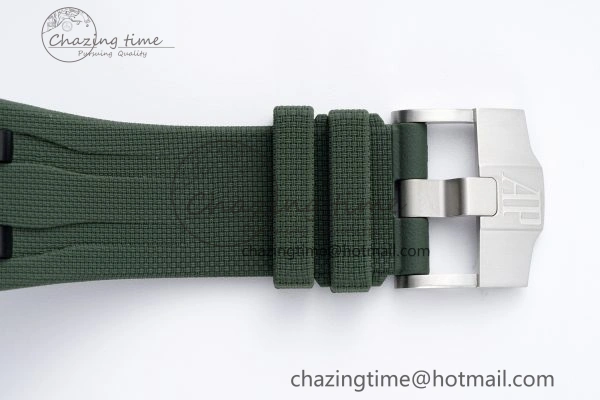 ZeroBulk Royal Oak Offshore 2020 44mm APF 1:1 Best Edition Green Ceramic Bezel on Rubber Strap A 4702