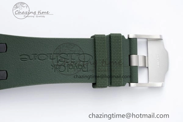 ZeroBulk Royal Oak Offshore 2020 44mm APF 1:1 Best Edition Green Ceramic Bezel on Rubber Strap A 4702