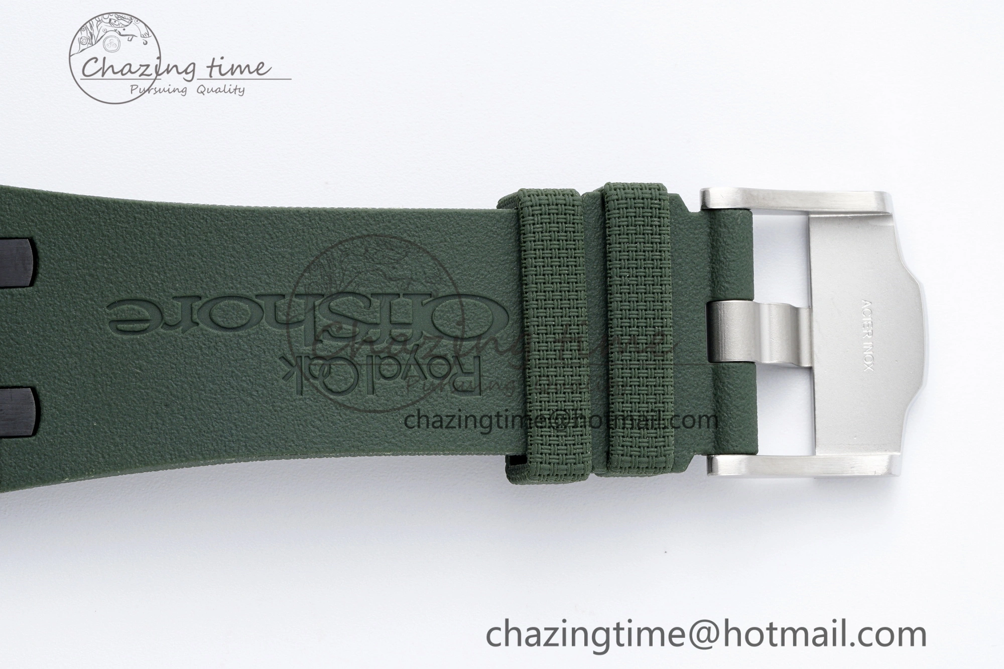 ZeroBulk Royal Oak Offshore 2020 44mm APF 1:1 Best Edition Green Ceramic Bezel on Rubber Strap A 4702