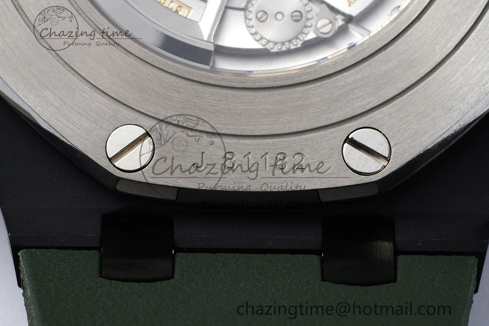 ZeroBulk Royal Oak Offshore 2020 44mm APF 1:1 Best Edition Green Ceramic Bezel on Rubber Strap A 4702