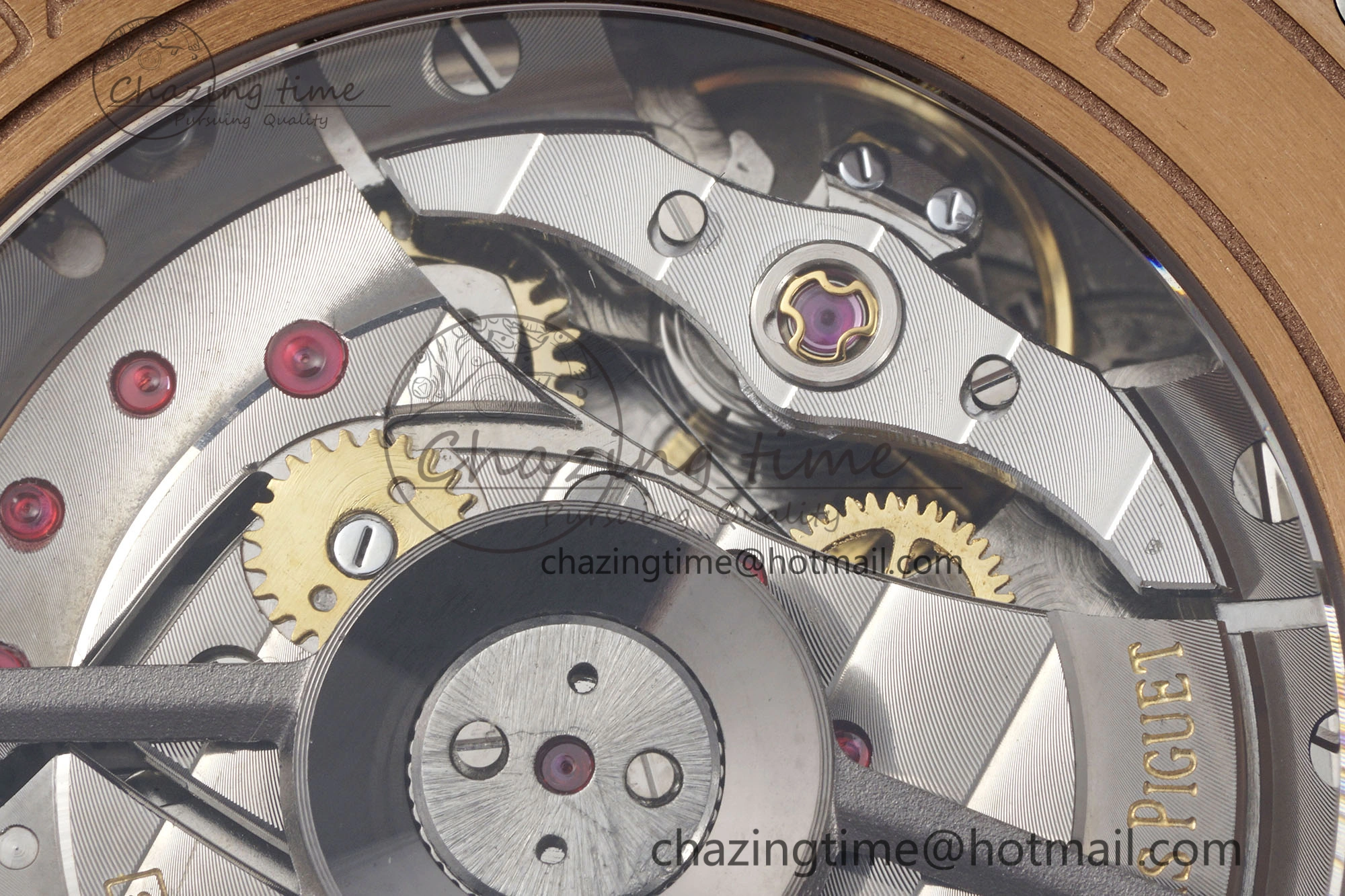 Stretchable Royal Oak Offshore 2020 44mm APF 1:1 Best Edition RG Bezel on Rubber Strap A 4701