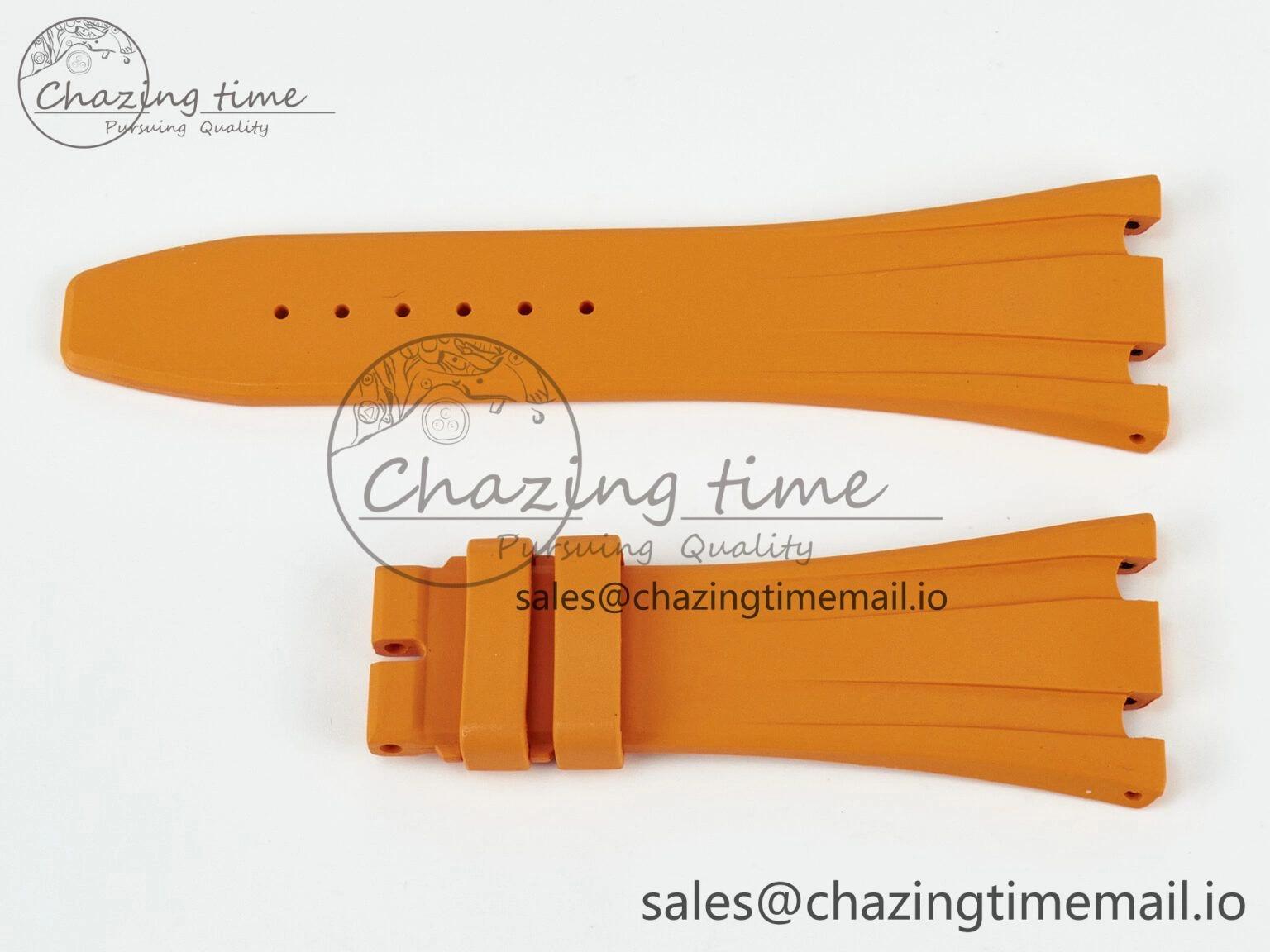 Royal Oak Offshore 26170 Best Edition Orange Rubber Strap (Fits the Gen size) Elegant 4066