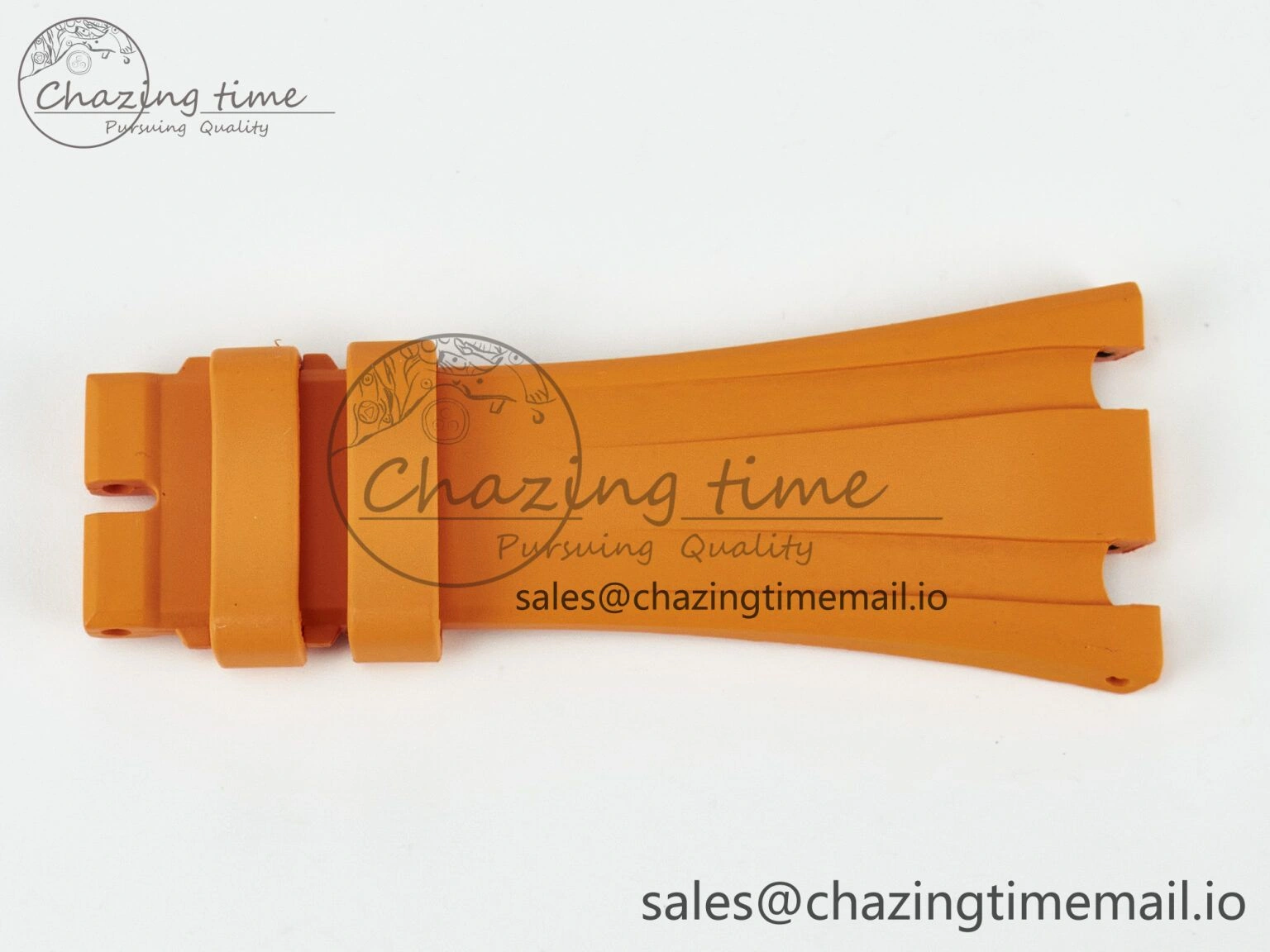 Royal Oak Offshore 26170 Best Edition Orange Rubber Strap (Fits the Gen size) Elegant 4066