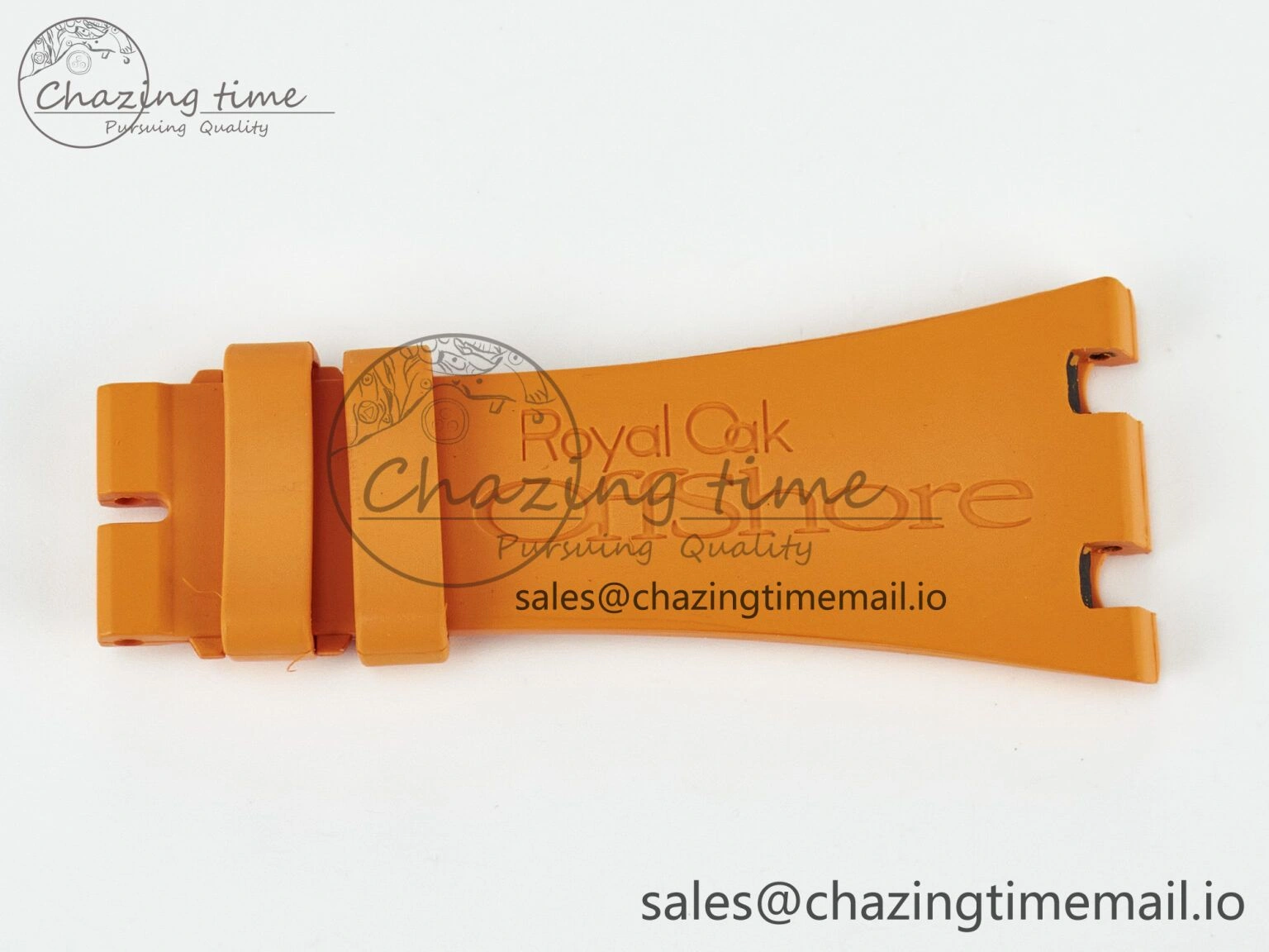Royal Oak Offshore 26170 Best Edition Orange Rubber Strap (Fits the Gen size) Elegant 4066